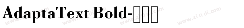 AdaptaText Bold字体转换 AdaptaText Bold字体转换